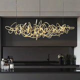 Stainless Steel Modern Luxury LED Ceiling Chandelier - Lamps