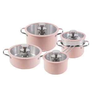 4-Piece Stainless Steel Pot Set with Glass Steamer Lid - view 7