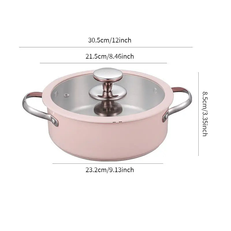 4-Piece Stainless Steel Pot Set with Glass Steamer Lid - view 15