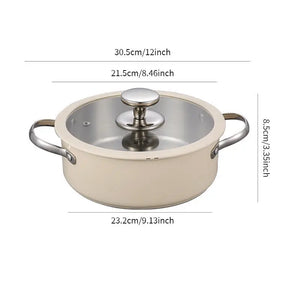 4-Piece Stainless Steel Pot Set with Glass Steamer Lid - view 11