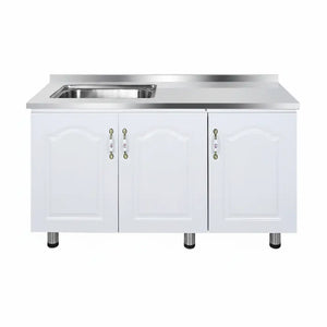 Simple Stainless Steel Wall Kitchen Cabinet - 120cm single basin - Kitchen cabinets