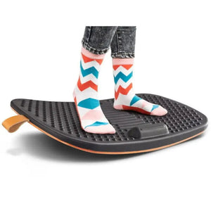 Balance Board With Bulge Bar - Black / 25’’ x 12’’ - Standing Desk Mats