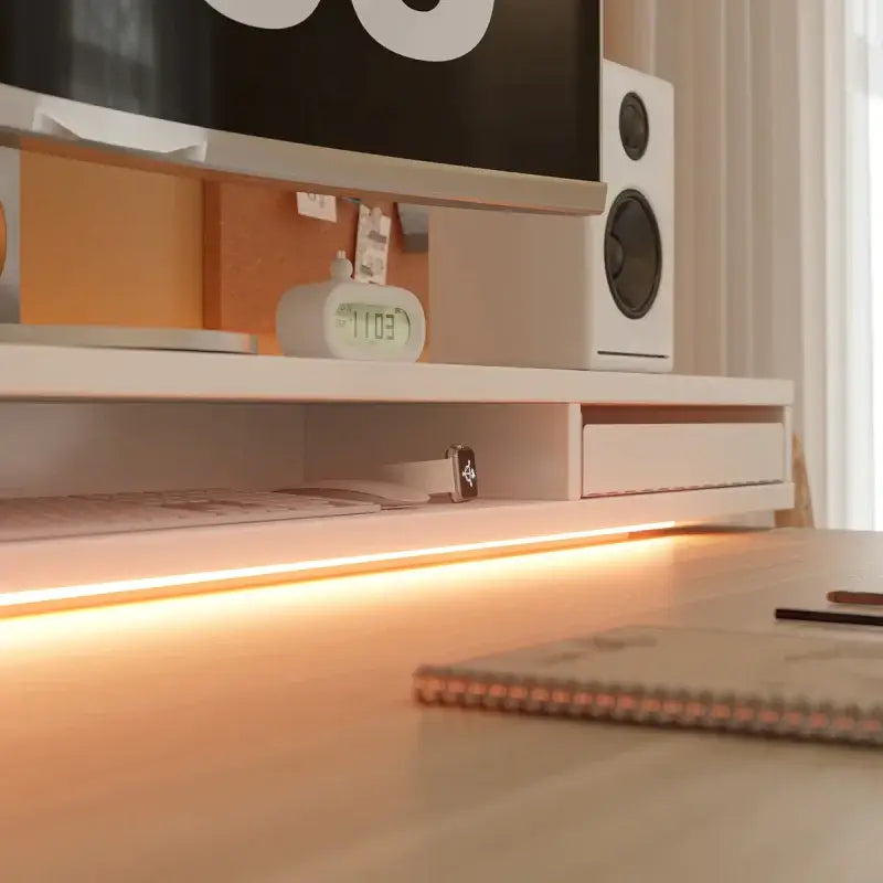 Standing Desk with Electric Height Adjustment and Floating