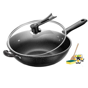 Stone Non-Stick Frying Pan with Glass Lid - view 5