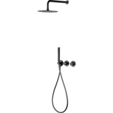 Conjunto Ducha Termostático Empotrado Assen Negro Gun Metal - Shower Set