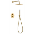 Thermostatic Shower Set Concealed Monza Brushed Gold | IMEX - Shower Set