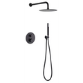 Thermostatic Shower Set Concealed Monza Matte Black | IMEX - Shower Set