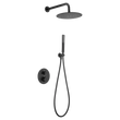 Thermostatic Shower Set Concealed Naples Matte Black | IMEX - Shower Set