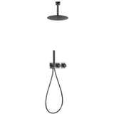 Thermostatic Shower Set Concealed Nepal Black | IMEX - Shower Set
