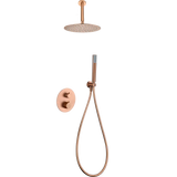 Thermostatic Shower Set Concealed Piamonte Gold | IMEX - Shower Set