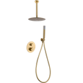 Thermostatic Shower Set Concealed Piamonte Gold | IMEX - Shower Set