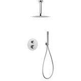 Conjunto Ducha Termostatico Empotrado Tívoli Níquel Cepillado