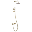 Thermostatic Shower Set Genoa Brushed Gold | IMEX - Shower Set