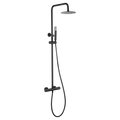 Thermostatic Shower Set Genoa Matte Black | IMEX - Shower Set