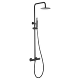 Thermostatic Shower Set Genoa Matte Black | IMEX - Shower Set