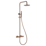 Thermostatic Shower Set Line Brushed Rose Gold | IMEX - Shower Set