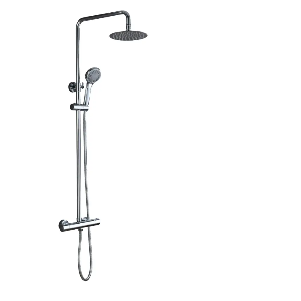 Conjunto De Ducha Termostático Londres Cromo - Shower Set