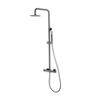 Thermostatic Shower Set Monza Black Gun Metal | IMEX - Shower Set