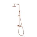 Thermostatic Shower Set Monza Brushed Rose Gold | IMEX - Shower Set