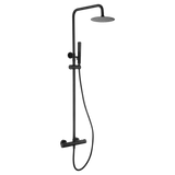 Thermostatic Shower Set Naples Matte Black | IMEX - Shower Set