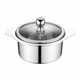 Thick Stainless Steel Lid Handles Pot - Pot with lid / 14cm - Cookware set