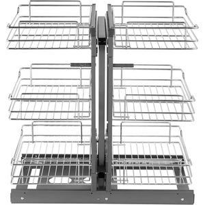 Tier Corner Pull Out Organizer 4 Shelf Kitchen Cabinet Organizer