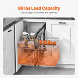 Tier Corner Pull Out Organizer 4 Shelf Kitchen Cabinet Organizer