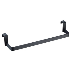 Matte Black Towel Rack Modern Bathroom Furniture, main product view