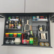 Touch Lift Wall Modern Kitchen Storage Organizer Cabinet - 49 x 23 x 68.6 cm - Kitchen Essentials