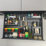 Touch Lift Wall Modern Kitchen Storage Organizer Cabinet - 49 x 23 x 68.6 cm - Kitchen Essentials