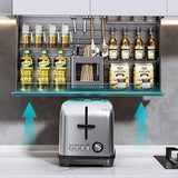 Touch Lift Wall Modern Kitchen Storage Organizer Cabinet - Kitchen Essentials