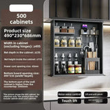 Touch Lift Wall Modern Kitchen Storage Organizer Cabinet - Kitchen Essentials