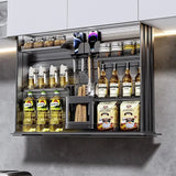 Touch Lift Wall Modern Kitchen Storage Organizer Cabinet - Kitchen Essentials