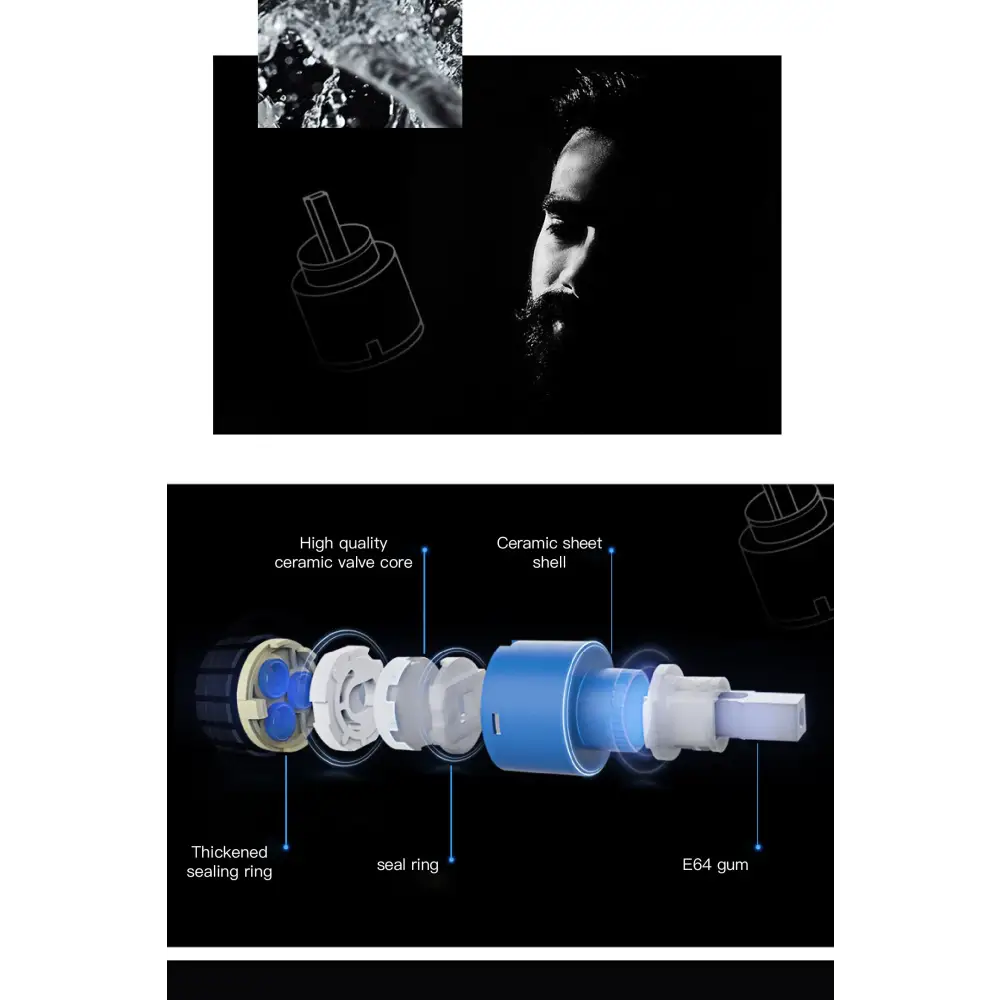 Touch Switch Cold Hot Dual Control Magnetic Sink Faucet - Kitchen Faucets