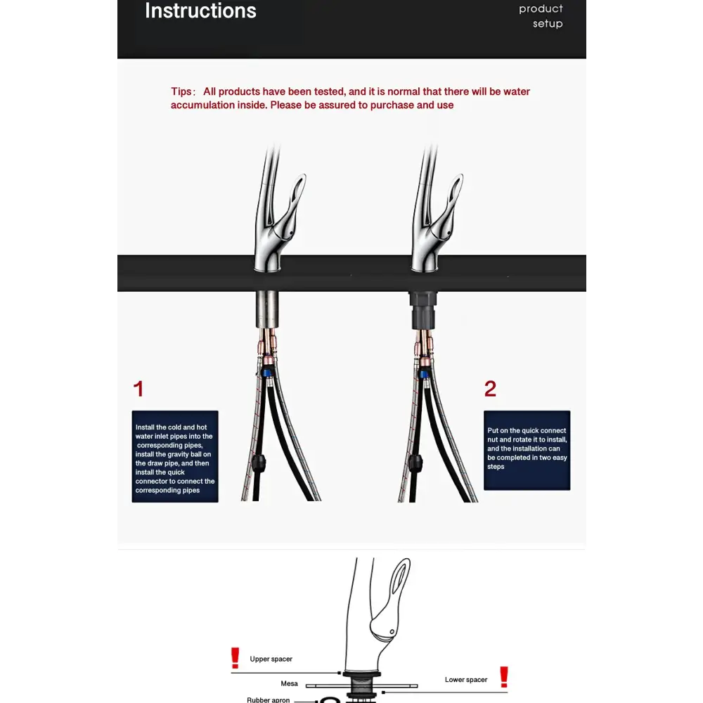 Touch Switch Cold Hot Dual Control Magnetic Sink Faucet - Kitchen Faucets