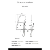 Touch Switch Cold Hot Dual Control Magnetic Sink Faucet - Kitchen Faucets