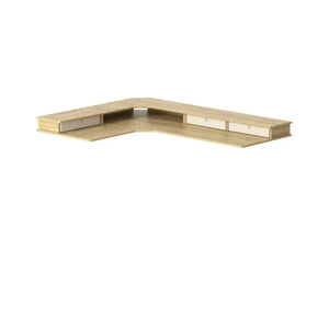 Reversible L-shaped with Upper Drawer - Desk > Standing Desk > L Shaped Standing Desk