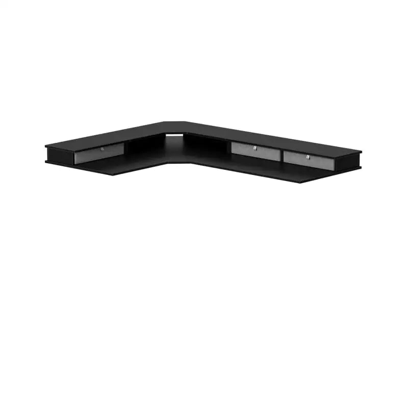 Reversible L-shaped with Upper Drawer - Desk > Standing Desk > L Shaped Standing Desk