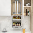 Up Down Pull Down Storage Spice Racks Wall Cabinet - 350 Type: 30 x 28 x 52 cm - Kitchen Essentials