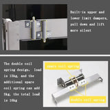 Up Down Pull Down Storage Spice Racks Wall Cabinet - Kitchen Essentials