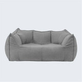 Vacuum Compression Removable Washable Cover Sofa - Gray - 2 Seat - Compressed Sofa