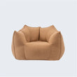 Vacuum Compression Removable Washable Cover Sofa - Mustard - Compressed Sofa