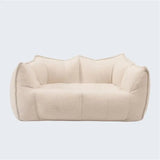 Vacuum Compression Removable Washable Cover Sofa - White - 2 Seat - Compressed Sofa