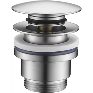 Brushed Nickel Click-Clack Valve for Modern Bathrooms, main product view