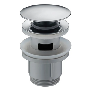 Chrome PVC Click-Clack Valve for Modern Bathrooms, main product view