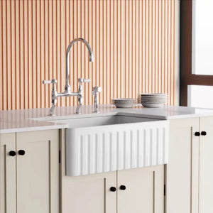 Vintage Ceramic Single Bowl Under Mount Sink - Kitchen Sink