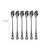 Vintage Cutlery Set Knife Fork Spoon - 6Pcs Ice Spoon - Knives