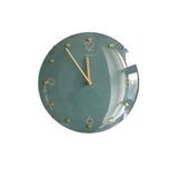 Wall Clock Classic Metallic Nordic Vintage Metal Pendulum - Bright Green Clock - Wall Clocks