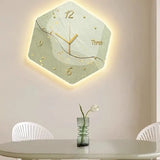 Wall Clock Luminous Abstract Modern Geometric Style - Wall Clocks