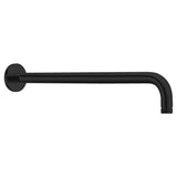 Wall-Mounted Shower Arm Round Matte Black | IMEX - Bathroom Product